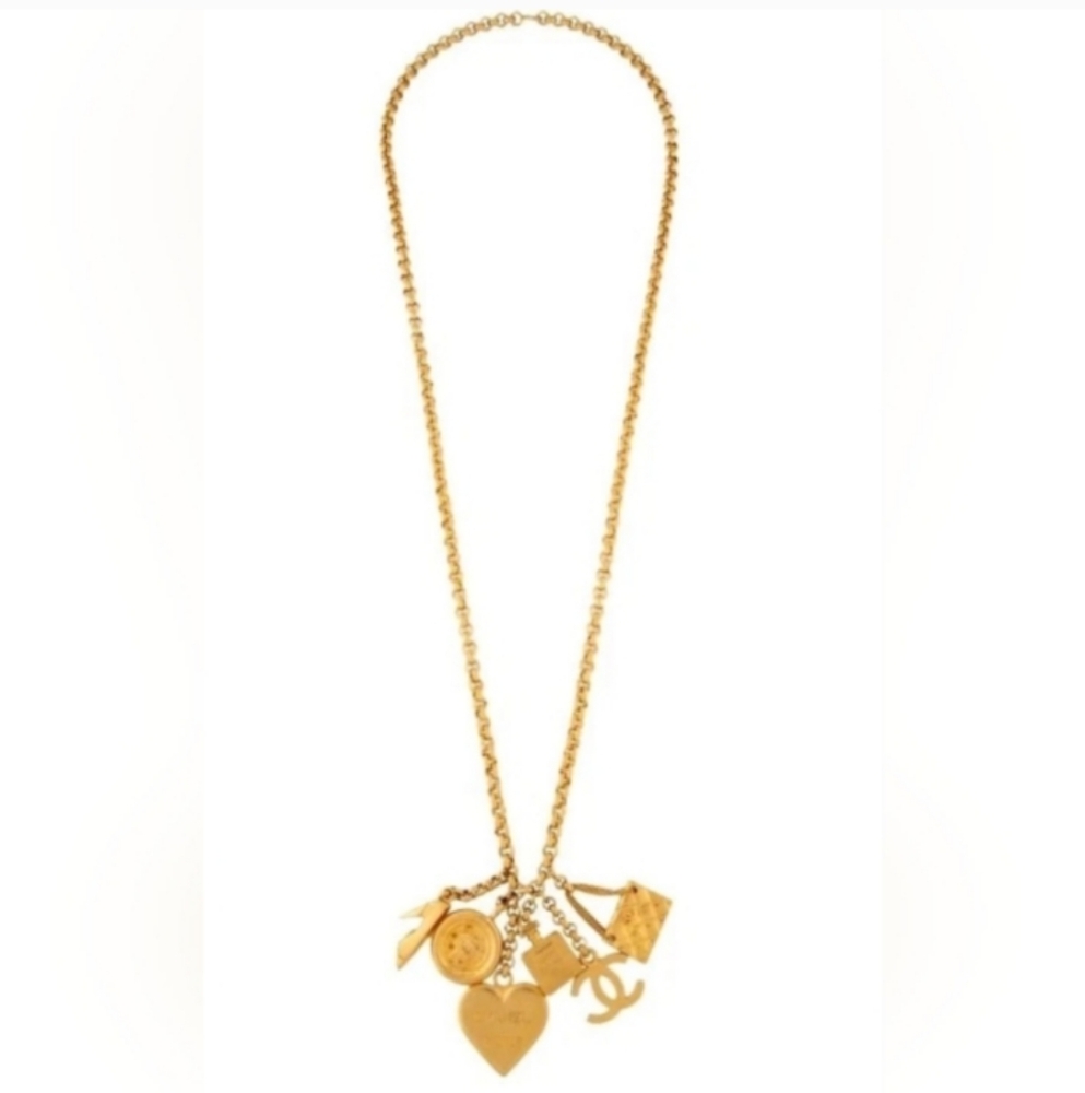 Authentic Chanel Lucky 7 Charm Necklace